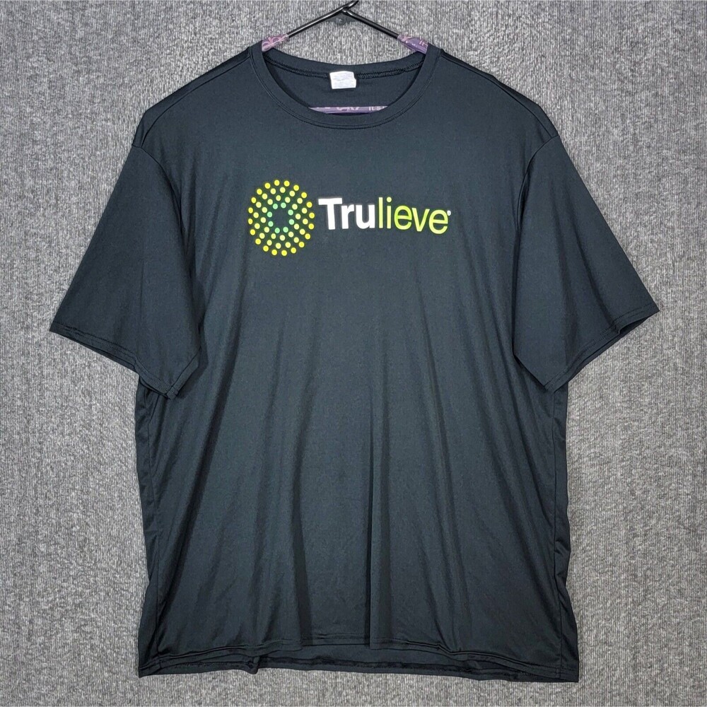 Trulieve T-Shirt Mens 4XL Black Short Sleeve Cannabis Dispensary Tee